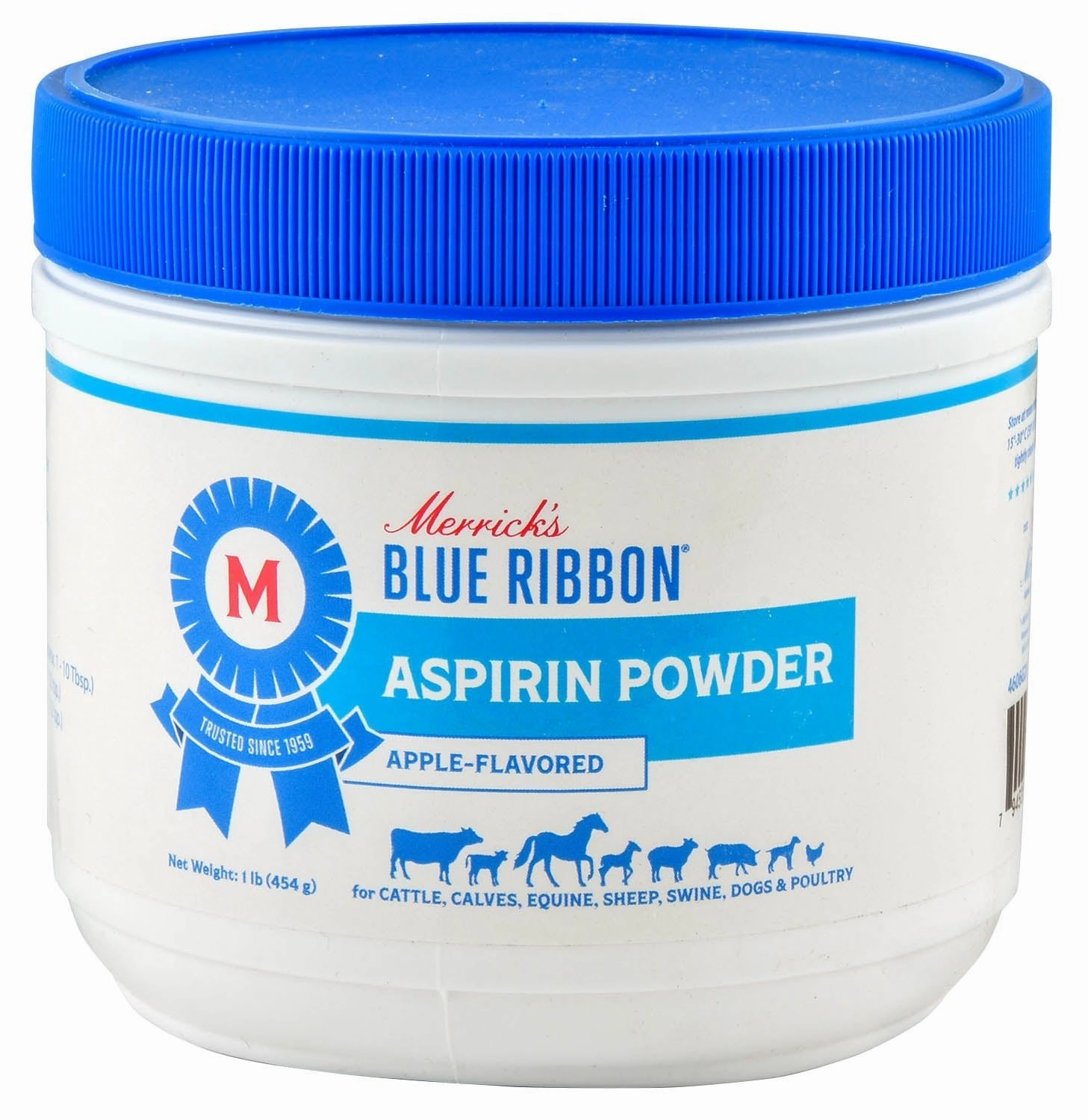 Merrick's Blue Ribbon Aspirin Powder, Apple Flavor, 1 lb puppy accessories new puppy gear puppy bed puppy blanket puppy grooming kit