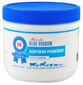 Merrick's Blue Ribbon Aspirin Powder, Apple Flavor, 1 lb multi-pet food pet bundle kits pet care sets pet health combos pet treat packs