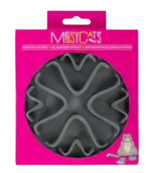 Messy Cats Silicone Interactive Feeder 6" - Gray cat toys interactive cat toys cat teaser wand cat balls cat laser pointer