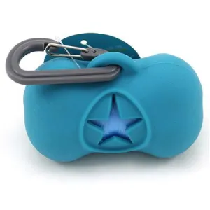 Messy Mutts Dog Wastebag Holder - Blue dog pain relief hip joint supplement senior dog care pet arthritis aid dog skin supplement