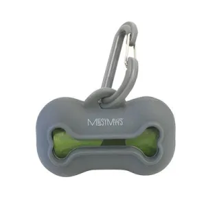 Messy Mutts Dog Wastebag Holder - Grey dog pain relief hip joint supplement senior dog care pet arthritis aid dog skin supplement