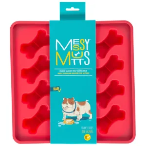 Messy Mutts Framed Silicone Dog Treat Making Mold (12 Bones, Watermelon) dog bones rawhide chew sticks dog jerky bacon bone