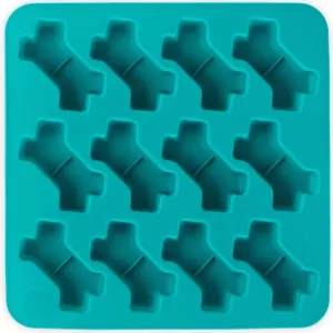 Messy Mutts Silicone Dog Treat Making Mold (12 Bones, Blue) dog supplies dog food toys accessories dog bed