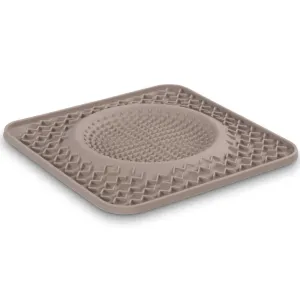 Messy Mutts Silicone Therapeutic Dog Licking Bowl Mat (Grey) dog bones rawhide chew sticks dog jerky bacon bone