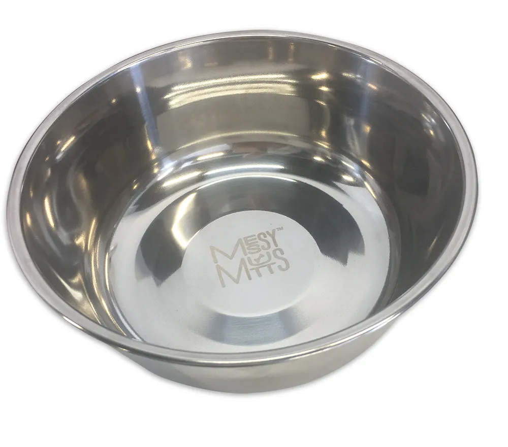 Messy Mutts Stainless Steel Replacement Bowl XL 6 cups dog pain relief hip joint supplement senior dog care pet arthritis aid dog skin supplement