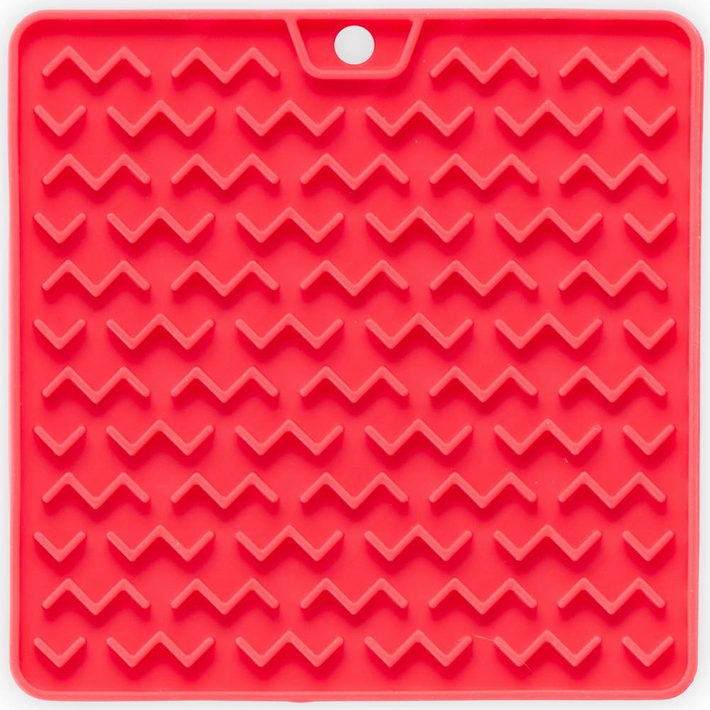 Messy Cats Silicone Reversible Interactive Cat Feeding & Licking Mat (Watermelon)