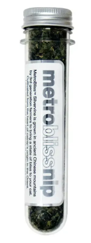 Metro Paws Bliss Nip Organic Silvervine Catnip - 0.4oz tube cat toys interactive cat toys cat teaser wand cat balls cat laser pointer
