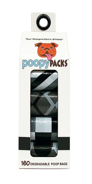 Metro Paws Poopy Packs - Black Multi 8pk 160ct dog pain relief hip joint supplement senior dog care pet arthritis aid dog skin supplement