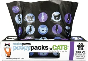Metro Paws Poopy Packs for CATS - Seafoam 250ct cat toys interactive cat toys cat teaser wand cat balls cat laser pointer