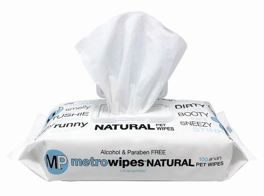 Metro Wipes Natural Unscented Pet Wipes