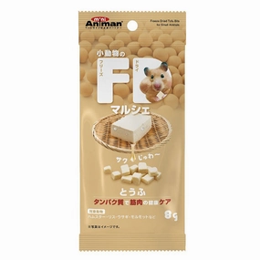Mini Animan Freeze Dried Tofu Bits for Small Animals 8g cat vitamins cat digestive aid cat immune support cat joint supplement cat skin supplement
