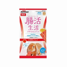 Mini Animan Rabbit Jelly with Japanese Spinach & Apple 3g x 10pcs cat vitamins cat digestive aid cat immune support cat joint supplement cat skin supplement