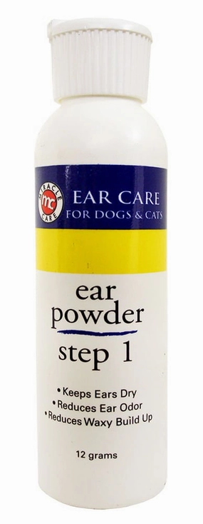 Miracle Care R-7 Ear Powder for Dogs and Cats, Step 1 cat beds cat scratching post cat shampoo cat tunnel cat brush