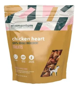 Momentum Single Ingredient Freeze-Dried Cat Treats - Chicken Hearts 1.9oz Bag cat toys interactive cat toys cat teaser wand cat balls cat laser pointer