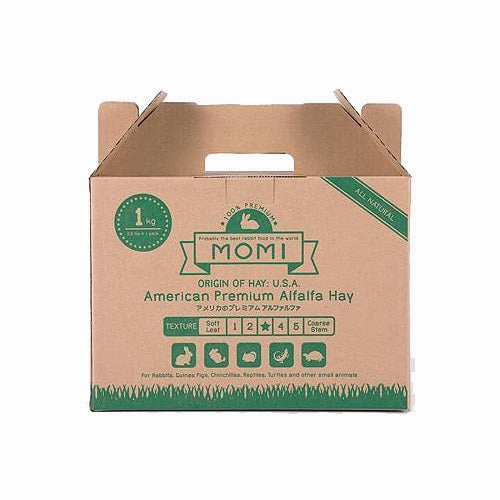 Momi Alfalfa Hay 1kg cat vitamins cat digestive aid cat immune support cat joint supplement cat skin supplement