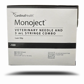 Monoject Luer-Slip (LS) Syringe with Needle Combo tuff dog toys durable toys for dogs chew tested toys hard chew toy strong plush