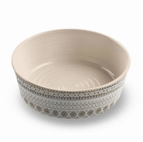 Moroccan Wood Single Wall Bowl cat beds cat scratching post cat shampoo cat tunnel cat brush