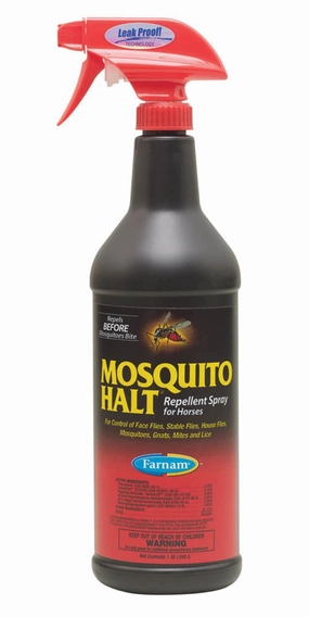 Mosquito Halt Repellent Spray for Horses, 32 oz pet shampoo pet brush pet wipes pet scissors pets comb