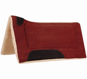 Mustang Faux Suede Contoured Saddle Pad cat fur care cat grooming tools cat deshedding brush cat bath kit cat nail trimmer