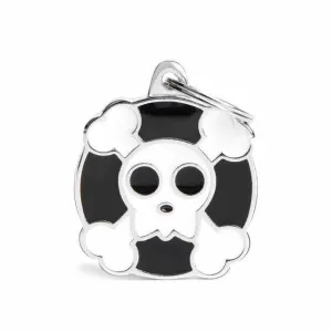 My Family USA Pet Tag - Apoxie Shapes "Charms" - Skull - Large dog accessories dog collar dog leash dog bowtie dog backpack