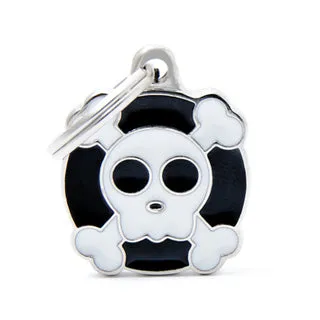 My Family USA Pet Tag - Apoxie Shapes "Charms" - Skull - Small dog accessories dog collar dog leash dog bowtie dog backpack