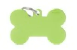My Family USA Pet Tag - Basic Aluminum - Bone Green- Large dog accessories dog collar dog leash dog bowtie dog backpack