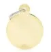 My Family USA Pet Tag - Basic Gold - Circle Golden Brass - Large dog accessories dog collar dog leash dog bowtie dog backpack