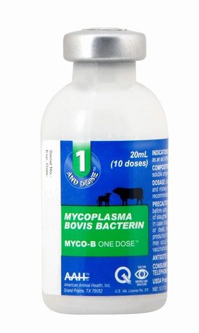 Myco-B One Dose, 1 And Done Cattle Vaccine sheep feed sheep mineral sheep hay sheep pellets sheep salt block