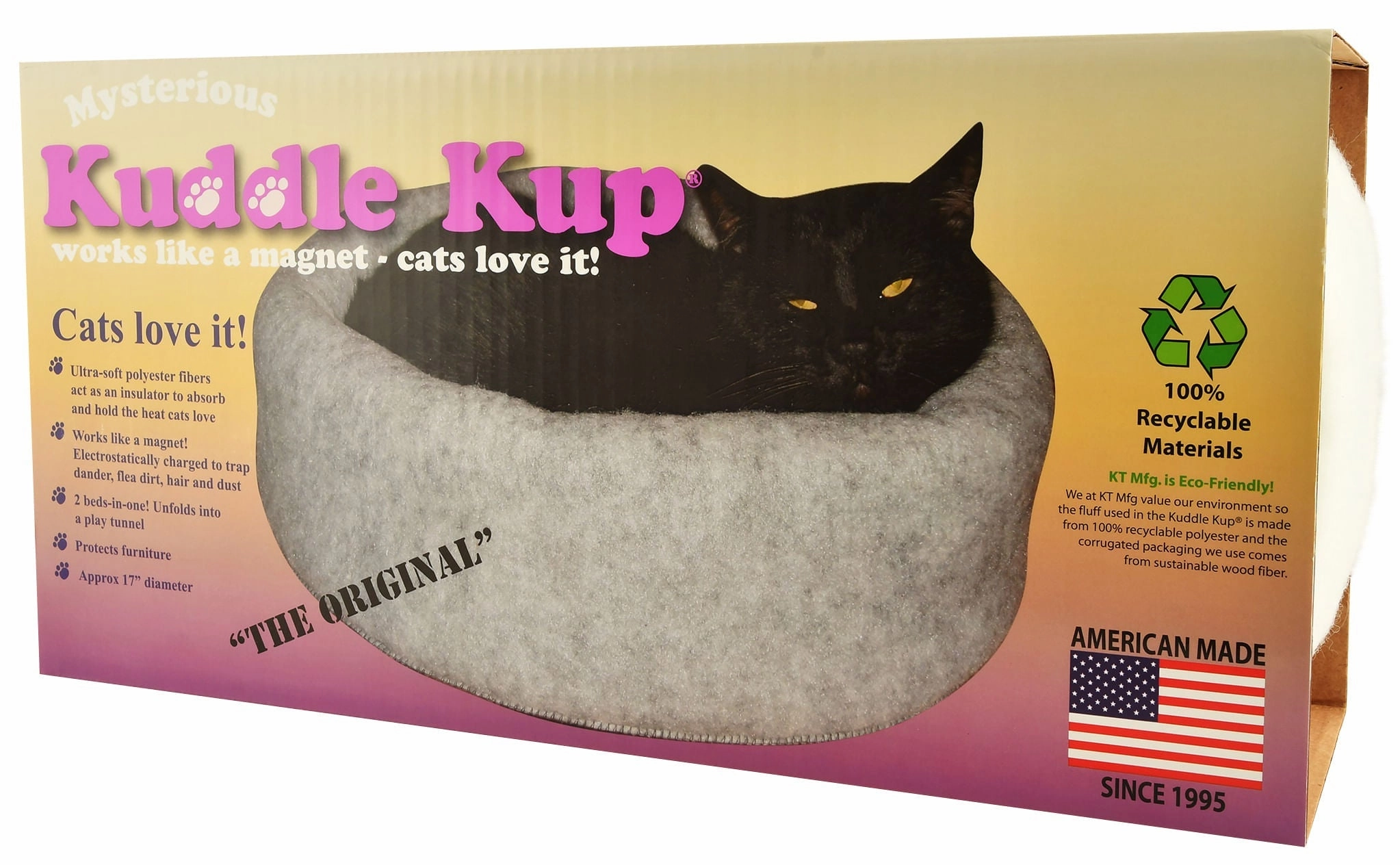 Mysterious Kuddle Kup, 17" D cat grooming cat shampoo cat conditioner cat comb cat grooming glove