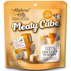 Natural Kitty Meaty Cube 100% Chicken & Pumpkin Treats For Cats & Dogs 60g chicken fence goat pen animal fencing electric fencing portable livestock fence