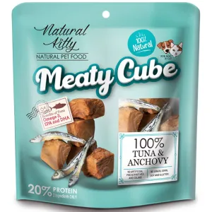 Natural Kitty Meaty Cube 100% Tuna & Anchovy Treats For Cats & Dogs 60g chicken fence goat pen animal fencing electric fencing portable livestock fence