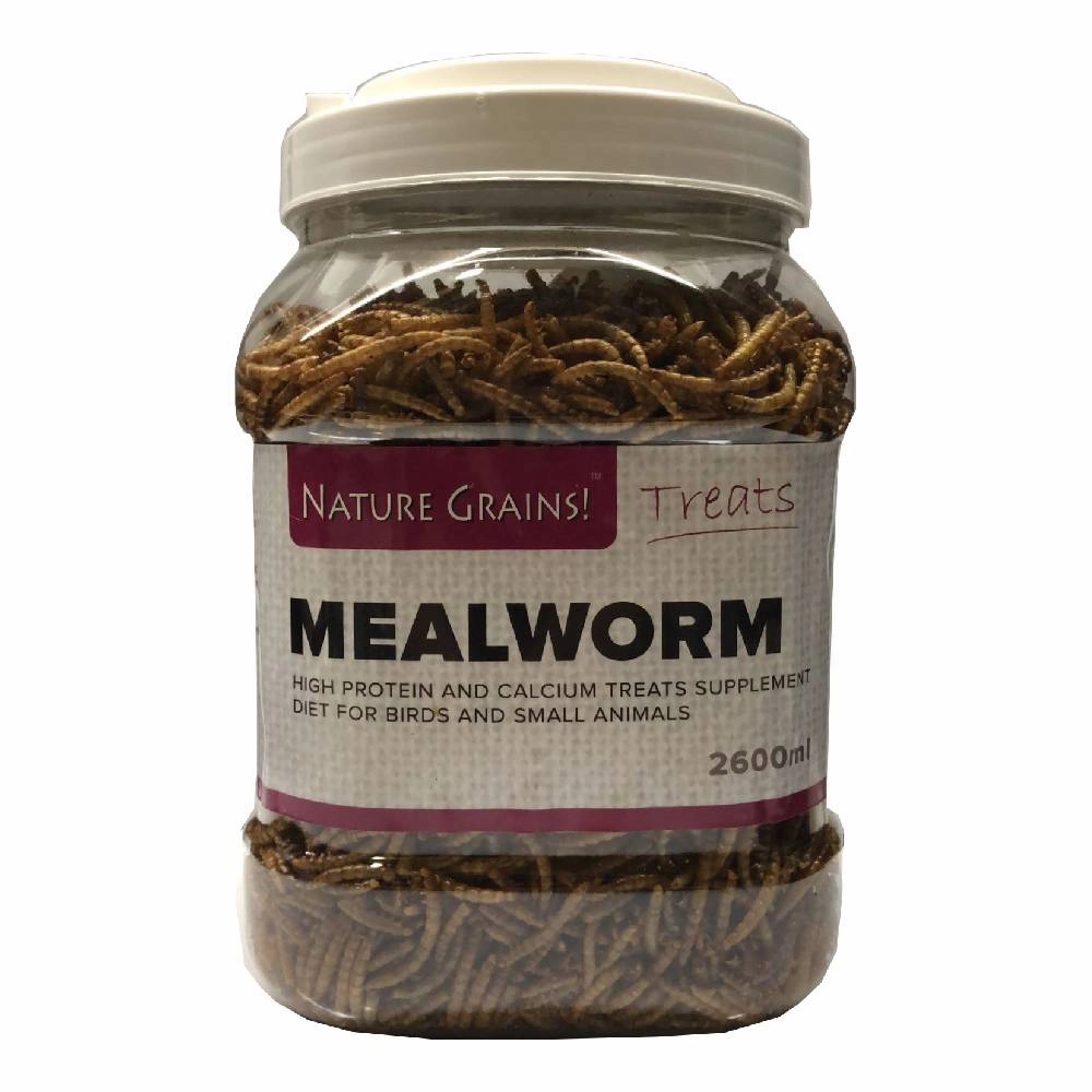Nature Grains Treats Mealworm 2600ml cat vitamins cat digestive aid cat immune support cat joint supplement cat skin supplement