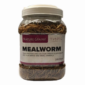 Nature Grains Treats Mealworm 2600ml cat vitamins cat digestive aid cat immune support cat joint supplement cat skin supplement