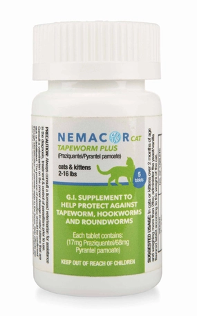 Nemacor Cat Tapeworm Plus cat grooming cat shampoo cat conditioner cat comb cat grooming glove