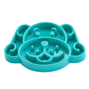 Nice Paws Slow Feeder Dog Bowl - Turquoise dog pain relief hip joint supplement senior dog care pet arthritis aid dog skin supplement