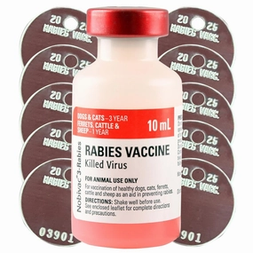 Nobivac 3 Rabies Vaccine Kit with Tags plush dog toys fluffy dog toy dog cuddle toy dog toy set stuffed toy for dogs