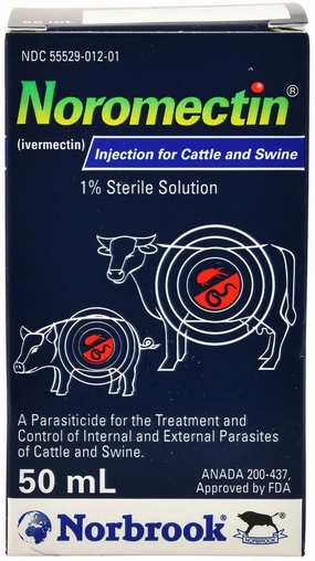 Noromectin Injectable Cattle & Swine Wormer (1% Ivermectin) sheep feed sheep mineral sheep hay sheep pellets sheep salt block