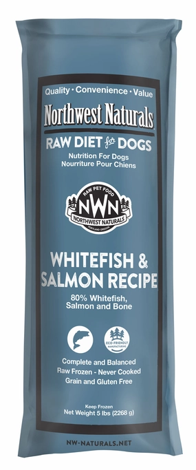 Northwest Naturals Frozen Raw Chubs - Whitefish & Salmon - 5lb livestock health goat wellness poultry spray cattle health aid goat nutrition