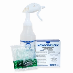Novocide CPV, 12 Pack - One-Step Disinfectant Cleaner cat beds cat scratching post cat shampoo cat tunnel cat brush