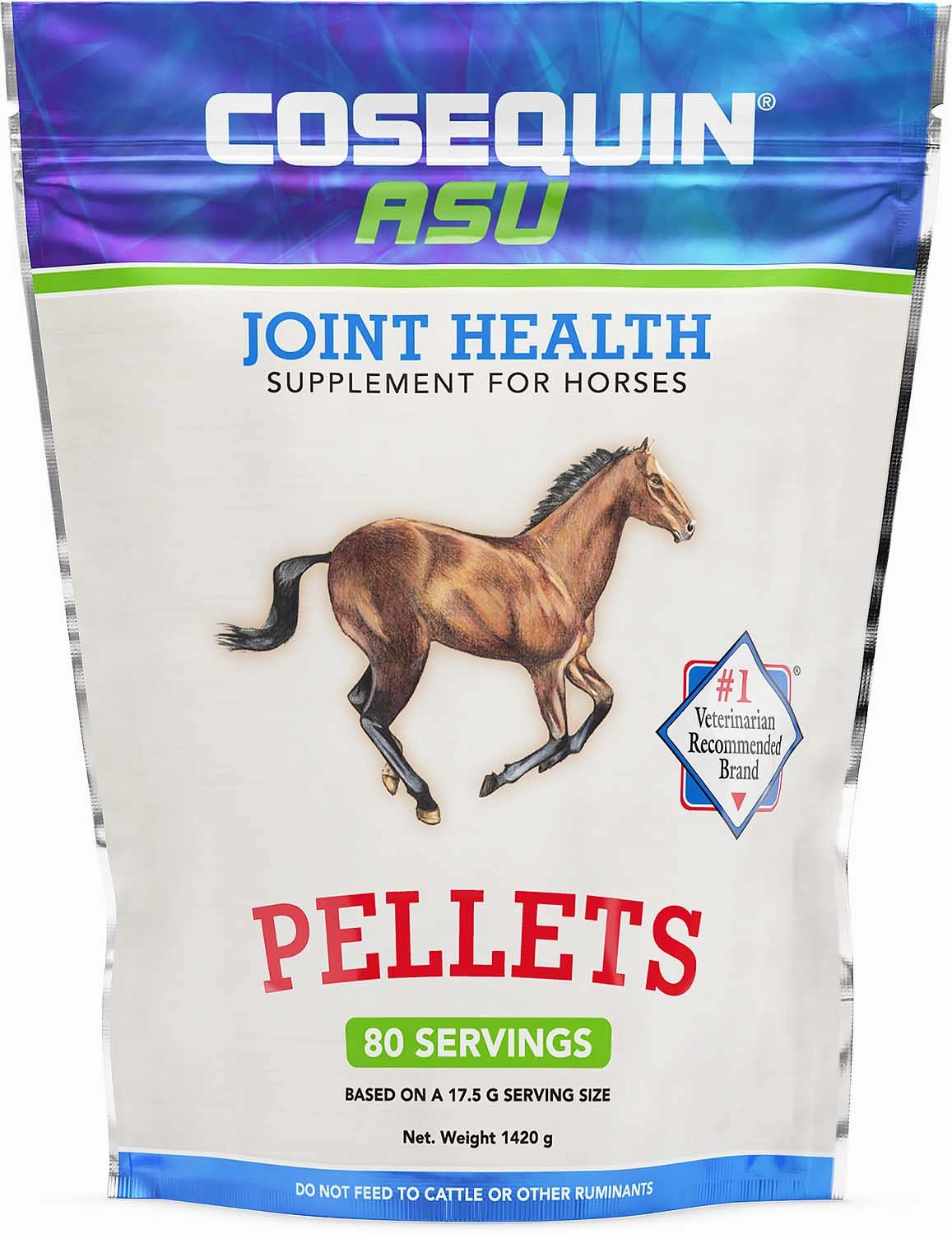 Nutramax Cosequin ASU Pellets Joint Health Supplement for Horses, 1420g poultry remedies poultry supplement goat vitamins sheep probiotics animal health boost