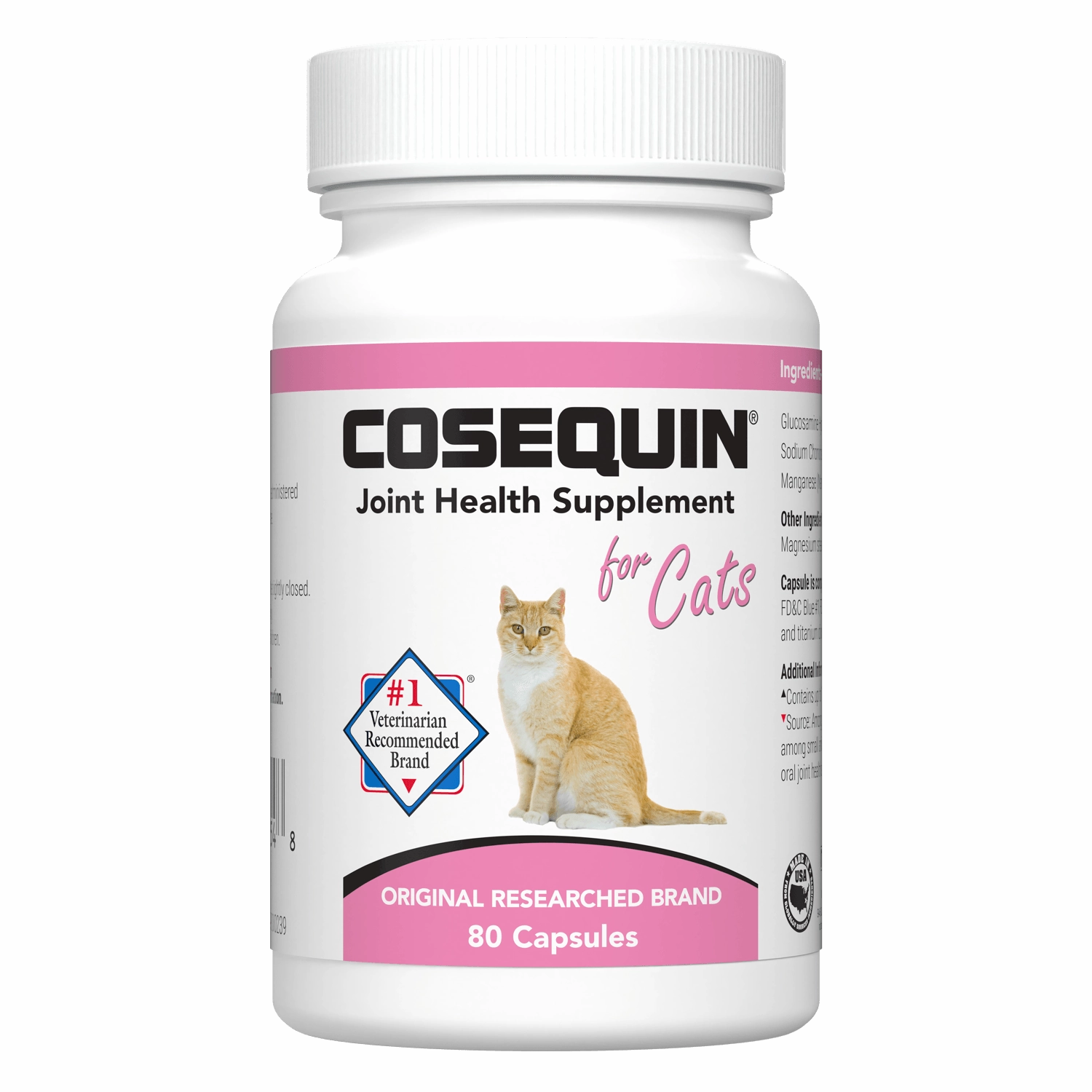Nutramax Cosequin Joint Health with With Glucosamine and Chondroitin Supplement for Cats, 80 Capsules plush dog toys fluffy dog toy dog cuddle toy dog toy set stuffed toy for dogs