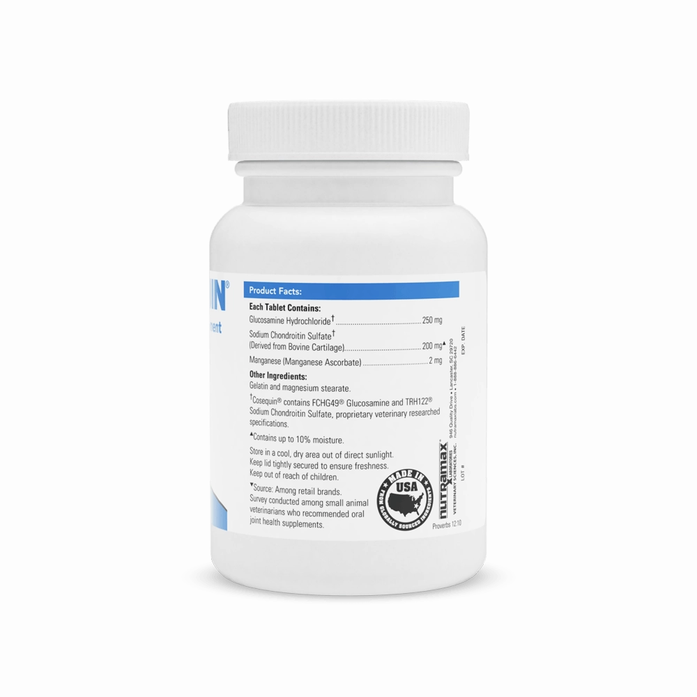 Nutramax Cosequin Regular Strength Joint Health Supplement for Cats and Small Dogs, With Glucosamine and Chondroitin