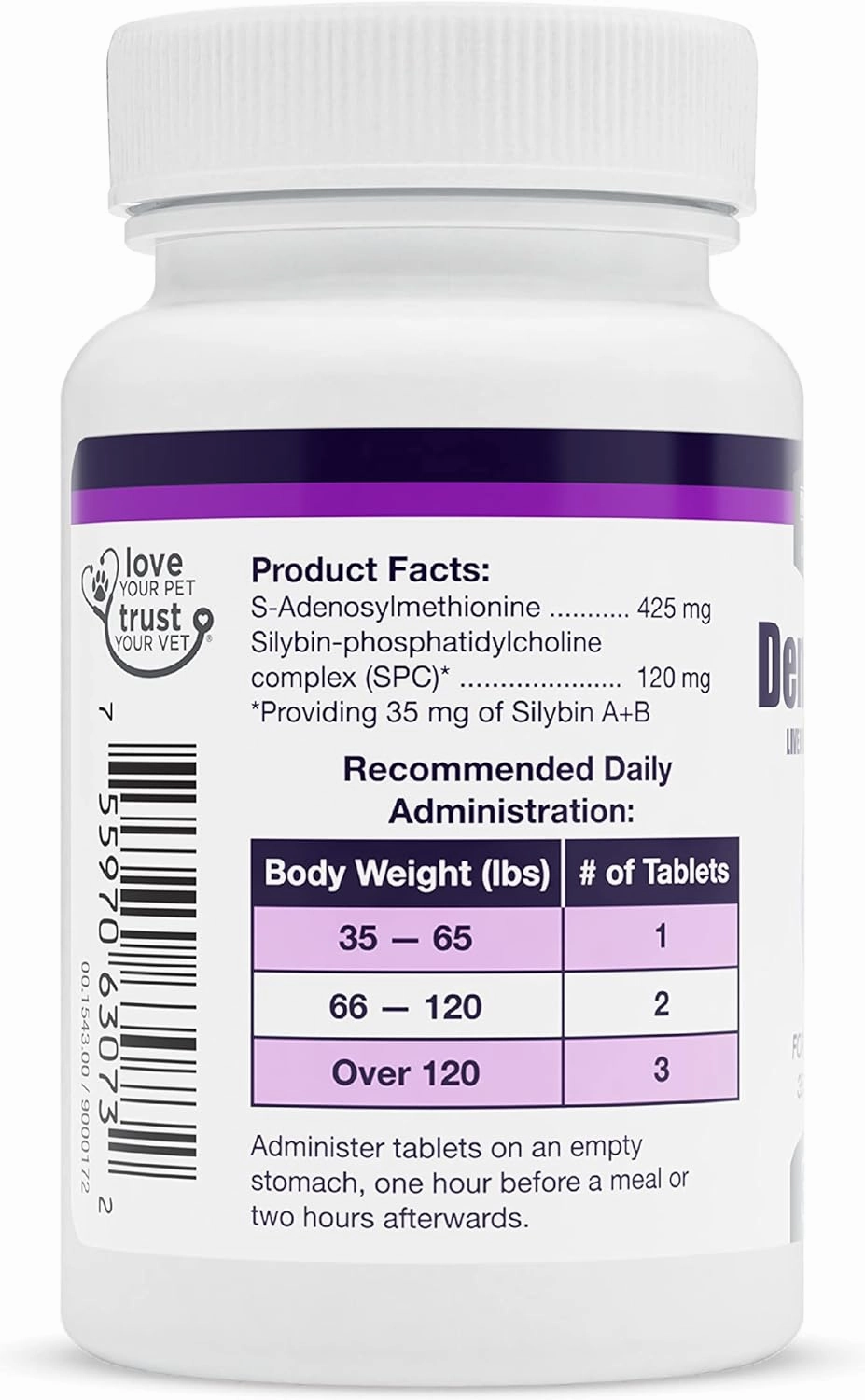 Nutramax Denamarin Liver Health Tablets for Dogs and Cats