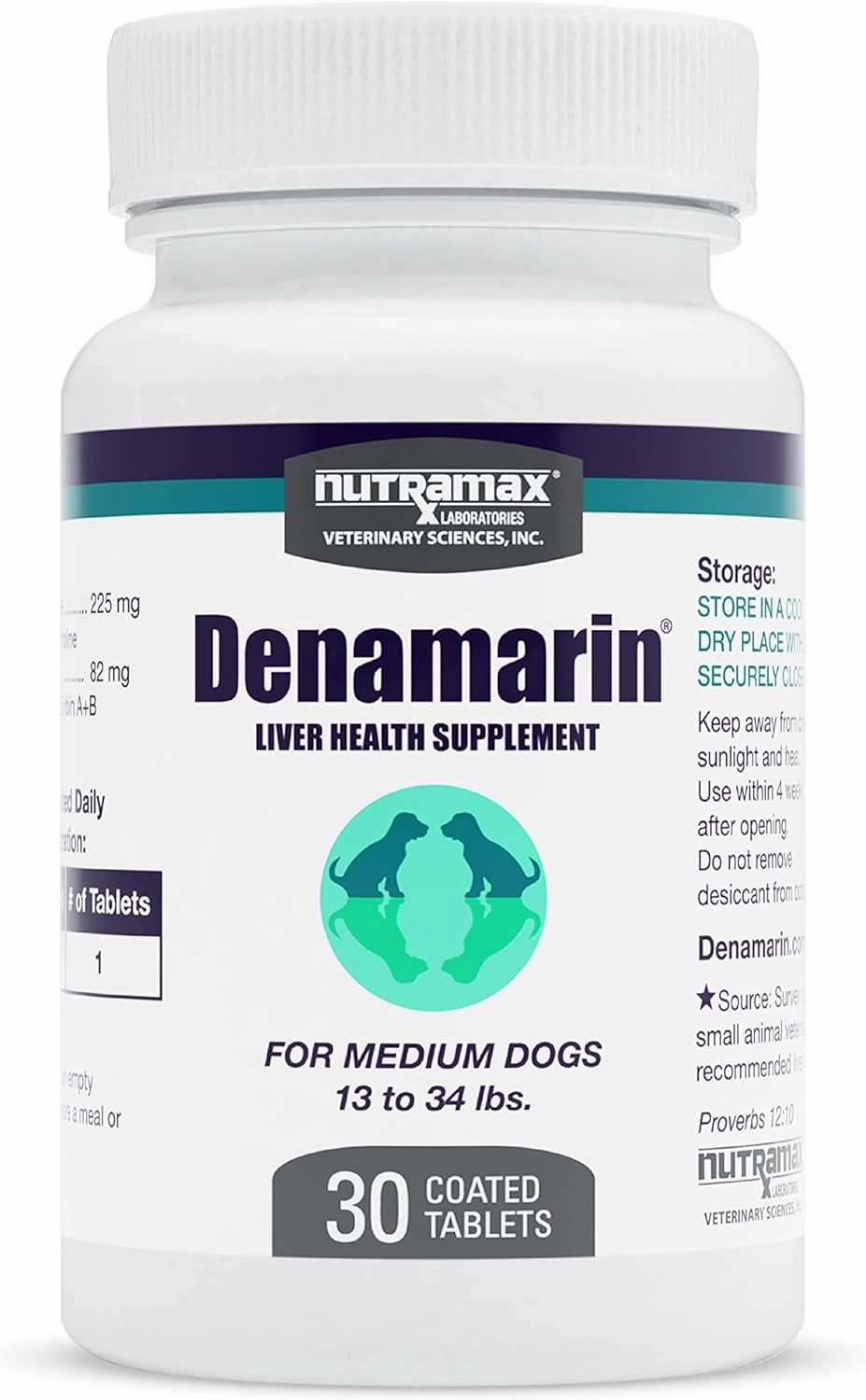 Nutramax Denamarin Liver Health Tablets for Dogs and Cats
