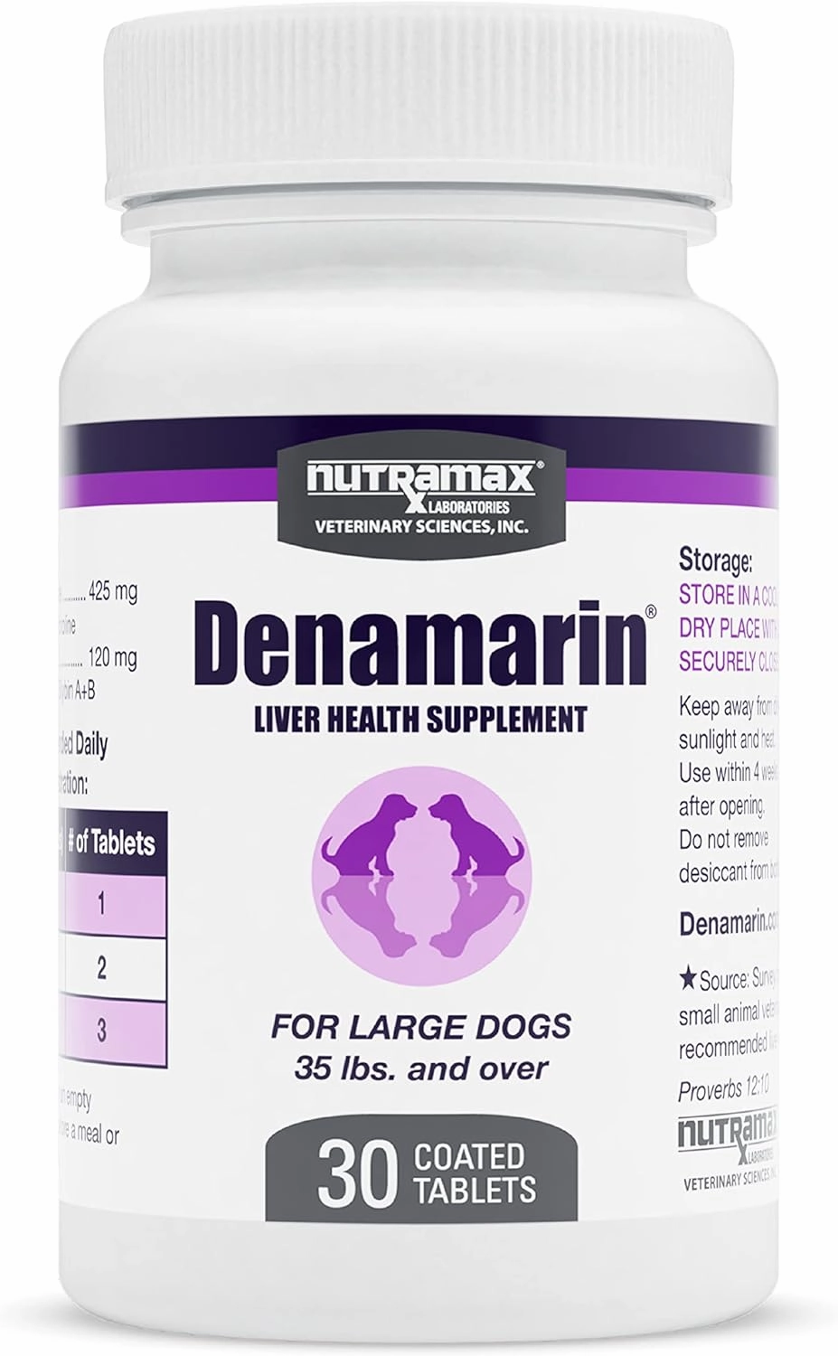 Nutramax Denamarin Liver Health Tablets for Dogs and Cats