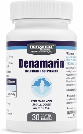 Nutramax Denamarin Liver Health Tablets for Dogs and Cats cat beds cat scratching post cat shampoo cat tunnel cat brush