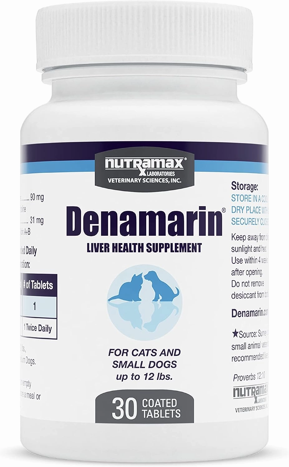Nutramax Denamarin Liver Health Tablets for Dogs and Cats cat beds cat scratching post cat shampoo cat tunnel cat brush