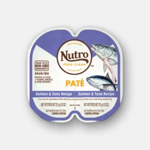 Nutro Perfect Portions Pate Salmon & Tuna Recipe Wet Cat Food cat supplies cat house cat tree cat feeder cat collar