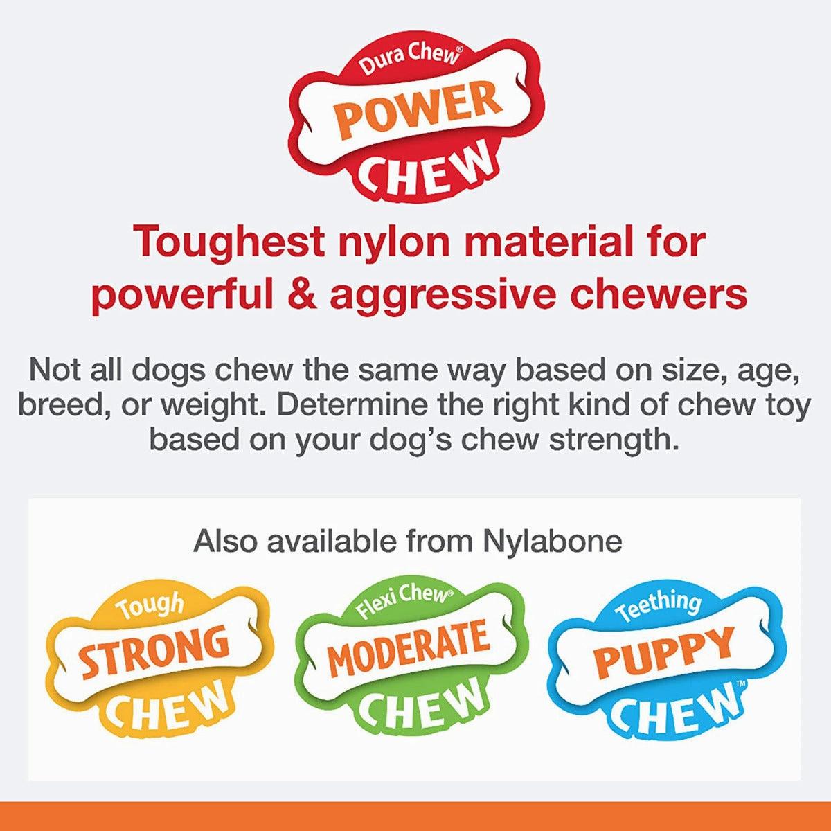 Nylabone DuraChew Double Action Chew Bacon