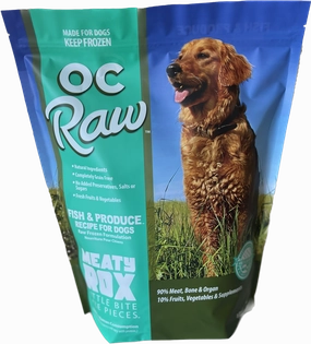 OC Raw Frozen Dog Food Meaty Rox - Fish & Produce livestock health goat wellness poultry spray cattle health aid goat nutrition